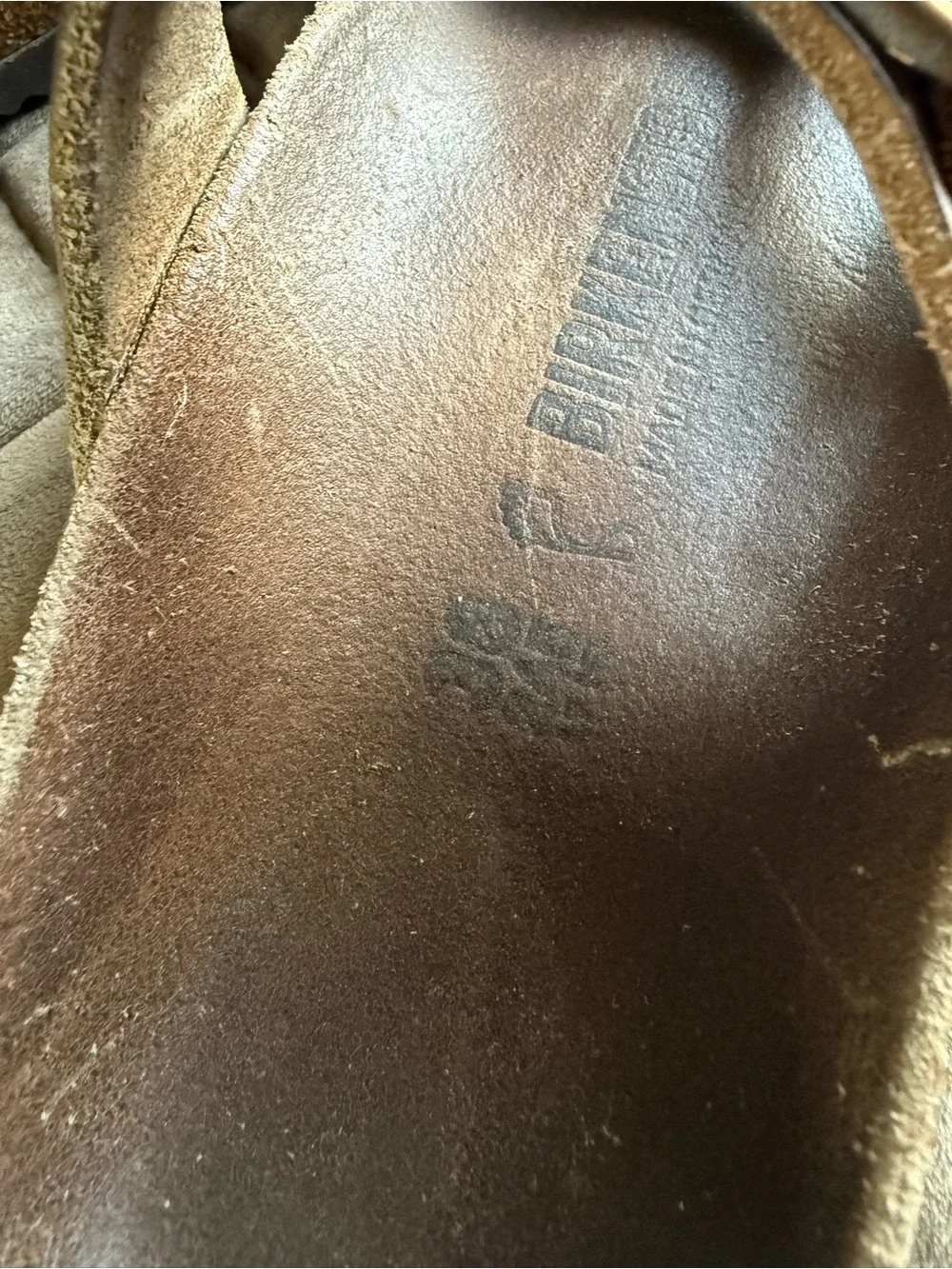 Birkenstock Mayari Brown Leather Double Strap Sandals Size 38